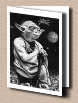 Carte avec Yoda